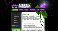 Desktop Screenshot of bioenergyhealingandbeyond.com